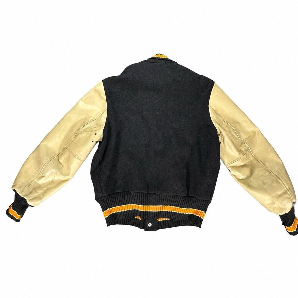 Vintage Skookum Varsity Jacket Mens 44 Wool Leather Letterman DM 75 - Picture 7 of 9